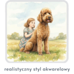 realistyczny styl akwarelowy