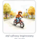 styl cyfrowy inspirowany akwarelą