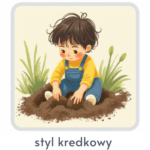 styl kredkowy
